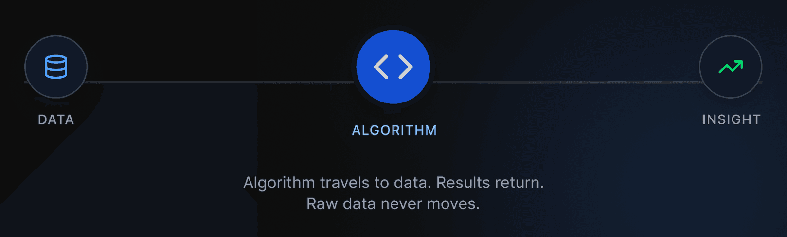 Execute AI on data that must never move